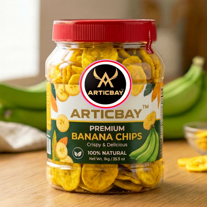 ARTICBAY KERALA BANANA CHIPS | Roasted in 100% pure coconut oil.